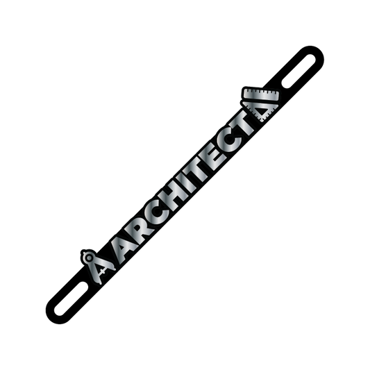 Car Plate Badge: Architect