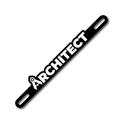 Car Plate Badge: Architect Version 2