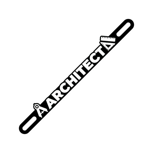 Car Plate Badge: Architect