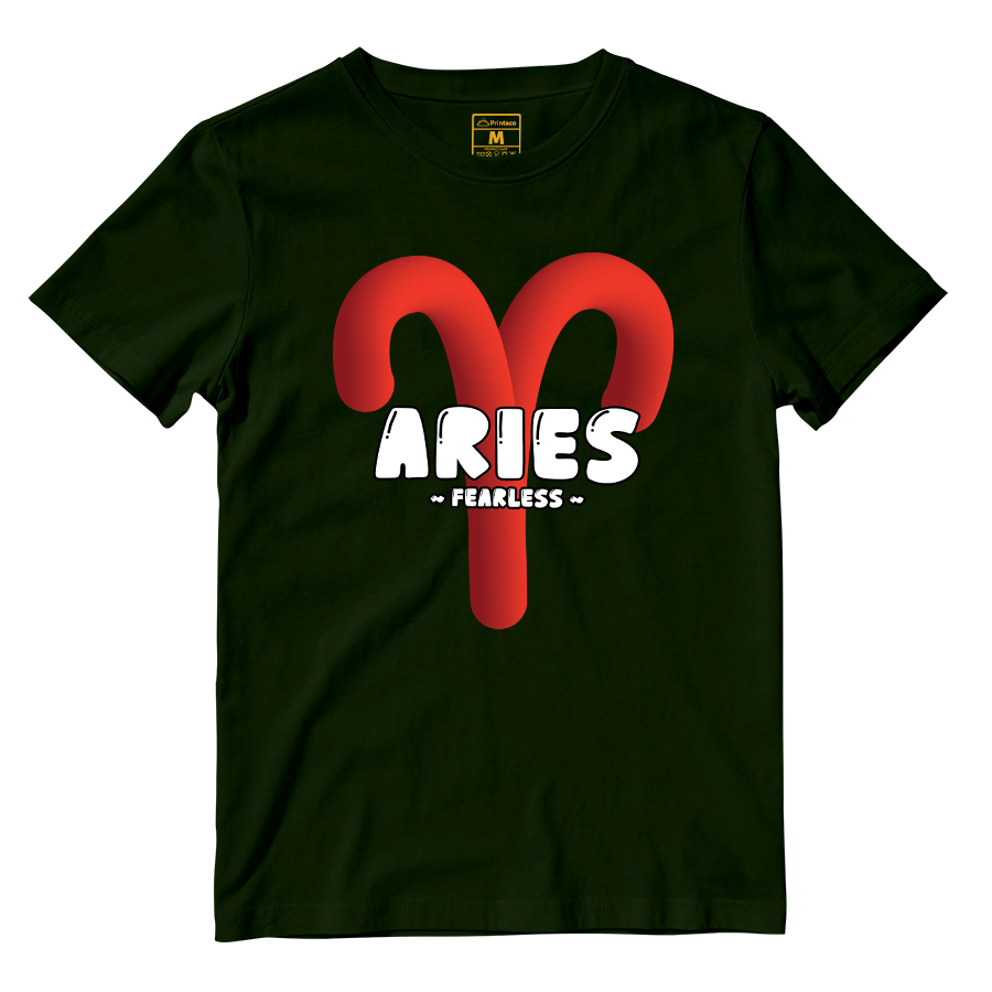 Cotton Shirt: Aries Bubble
