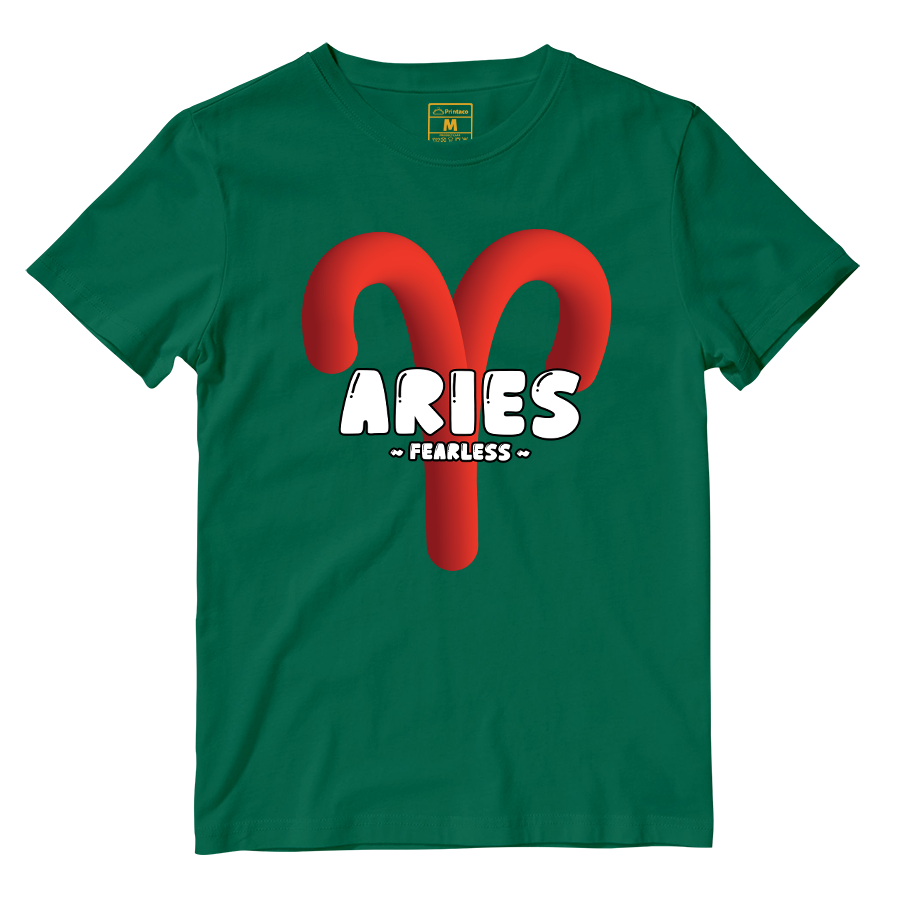 Cotton Shirt: Aries Bubble