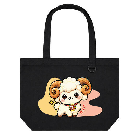 Landscape Tote Bag: Aries Cartoon
