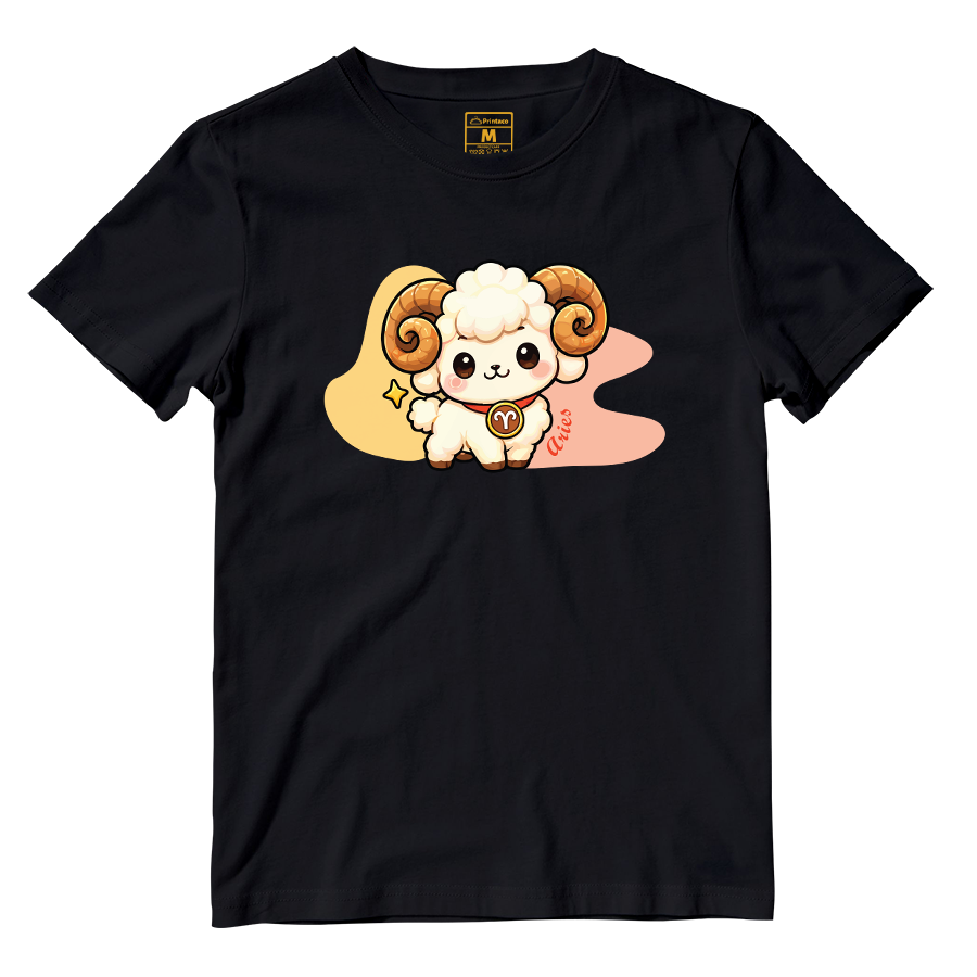 Cotton Shirt: Aries Cartoon