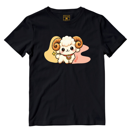 Cotton Shirt: Aries Cartoon
