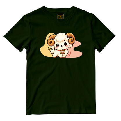 Cotton Shirt: Aries Cartoon
