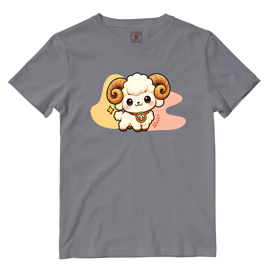 Cotton Shirt: Aries Cartoon