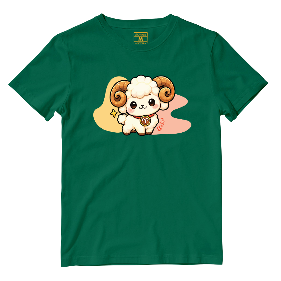 Cotton Shirt: Aries Cartoon