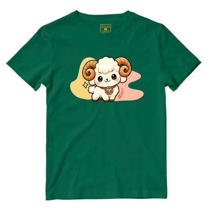 Cotton Shirt: Aries Cartoon