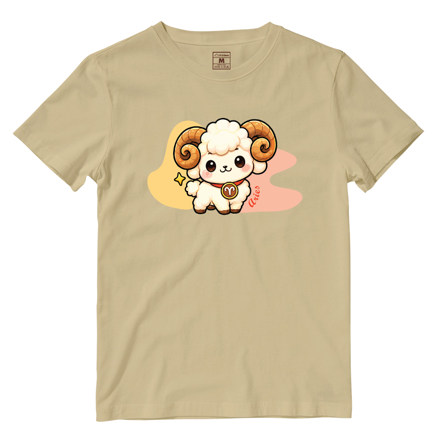 Cotton Shirt: Aries Cartoon