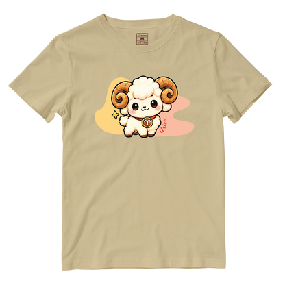 Cotton Shirt: Aries Cartoon