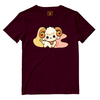 Cotton Shirt: Aries Cartoon