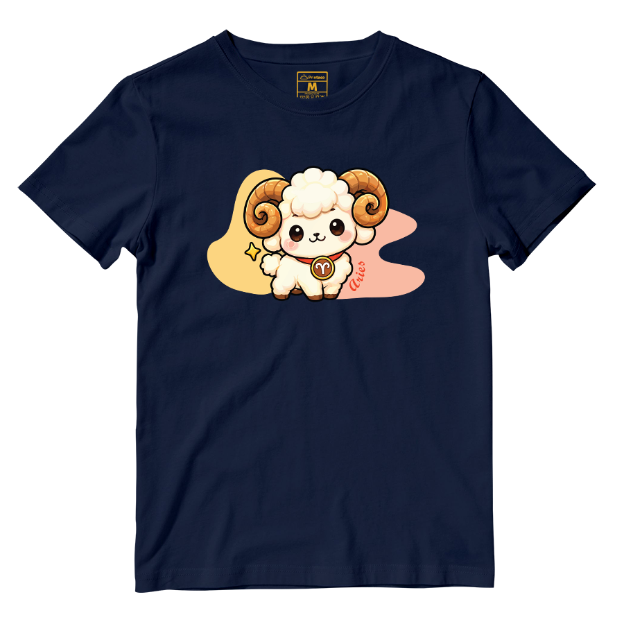 Cotton Shirt: Aries Cartoon