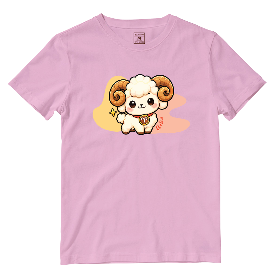 Cotton Shirt: Aries Cartoon