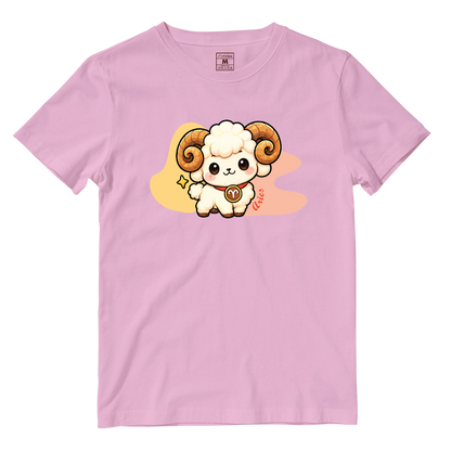 Cotton Shirt: Aries Cartoon