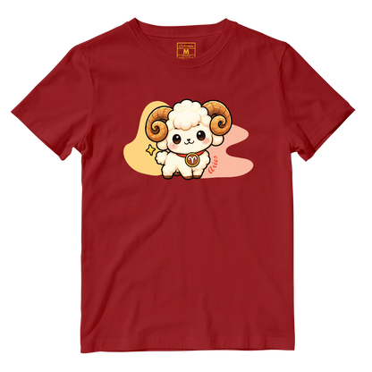 Cotton Shirt: Aries Cartoon