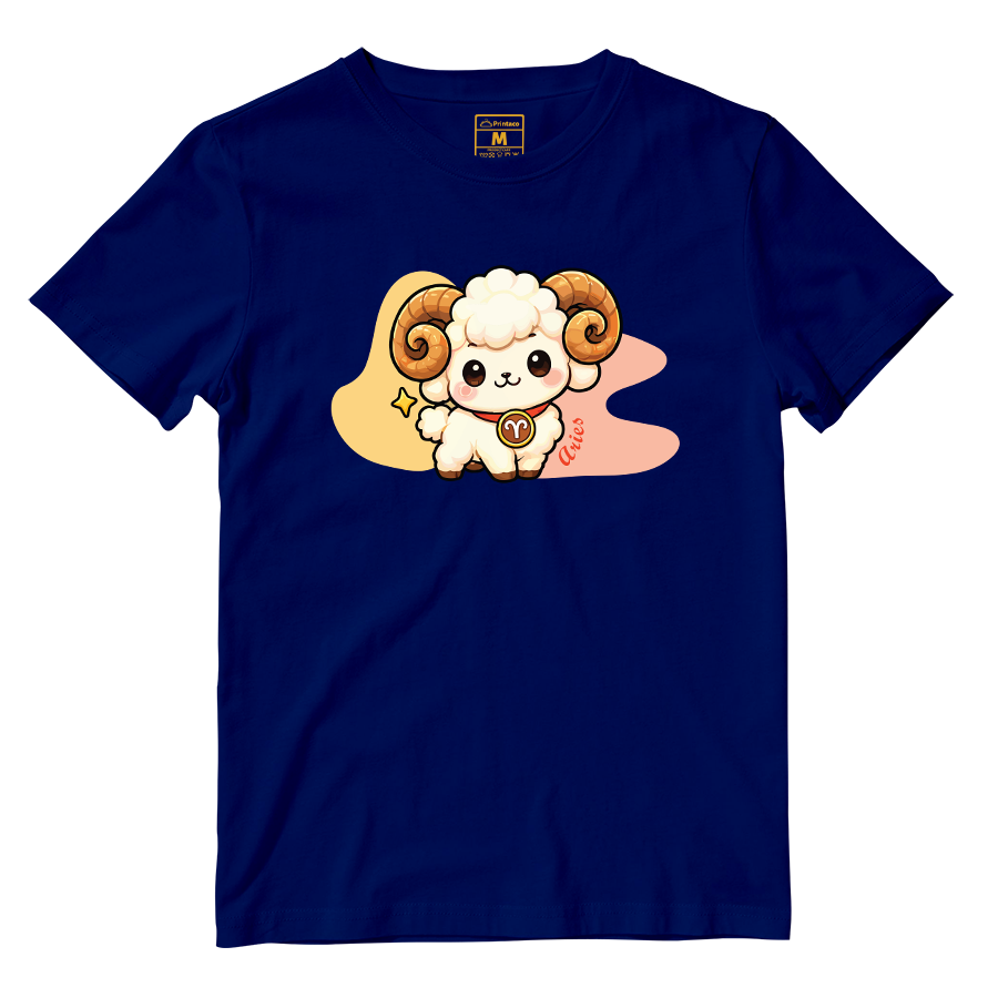 Cotton Shirt: Aries Cartoon