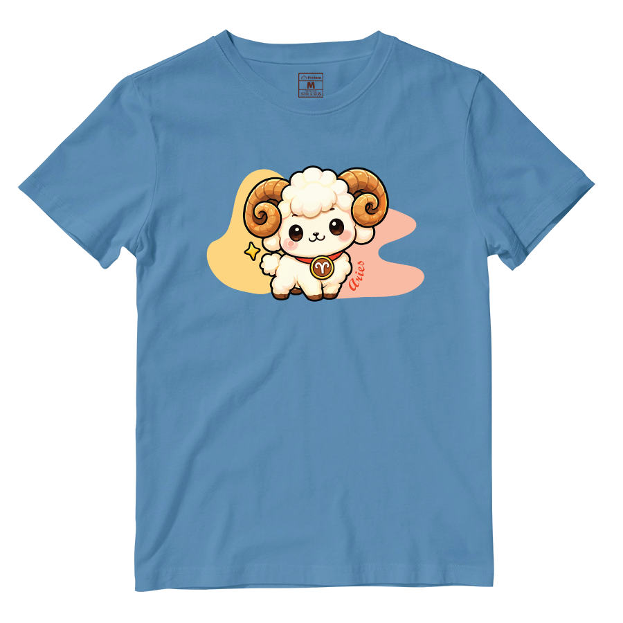 Cotton Shirt: Aries Cartoon