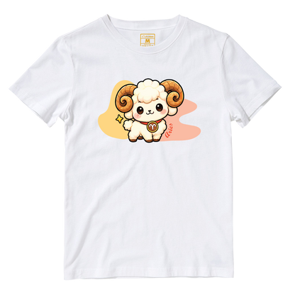 Cotton Shirt: Aries Cartoon