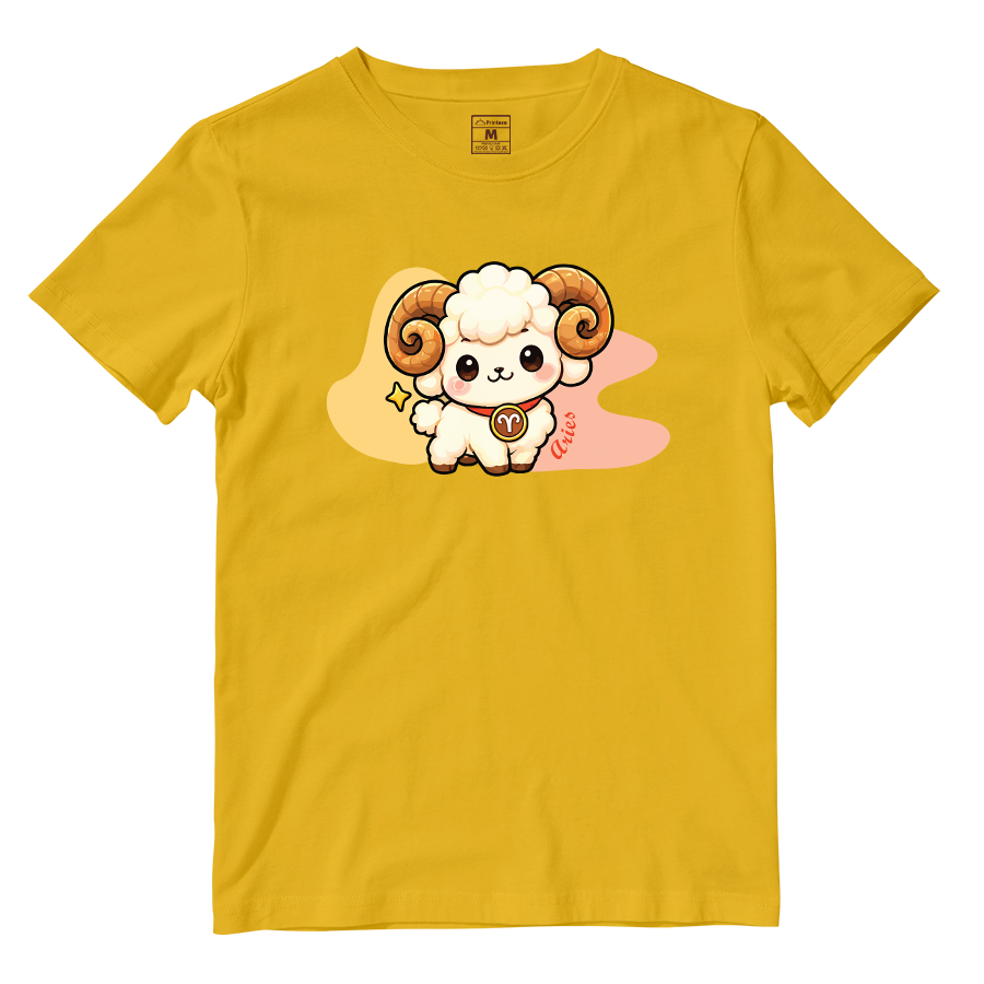 Cotton Shirt: Aries Cartoon