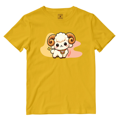 Cotton Shirt: Aries Cartoon