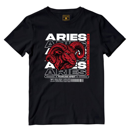 Cotton Shirt: Aries Fearless Spirit
