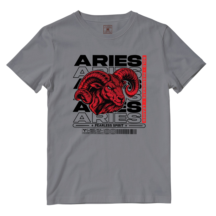 Cotton Shirt: Aries Fearless Spirit