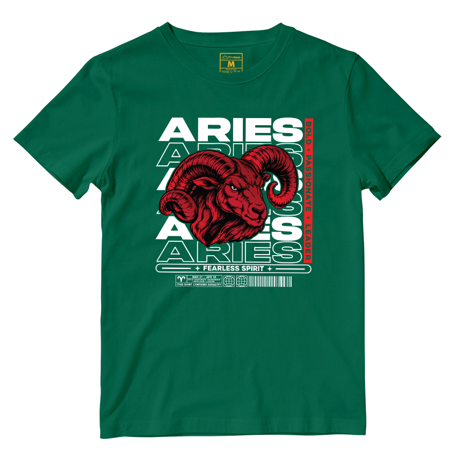 Cotton Shirt: Aries Fearless Spirit