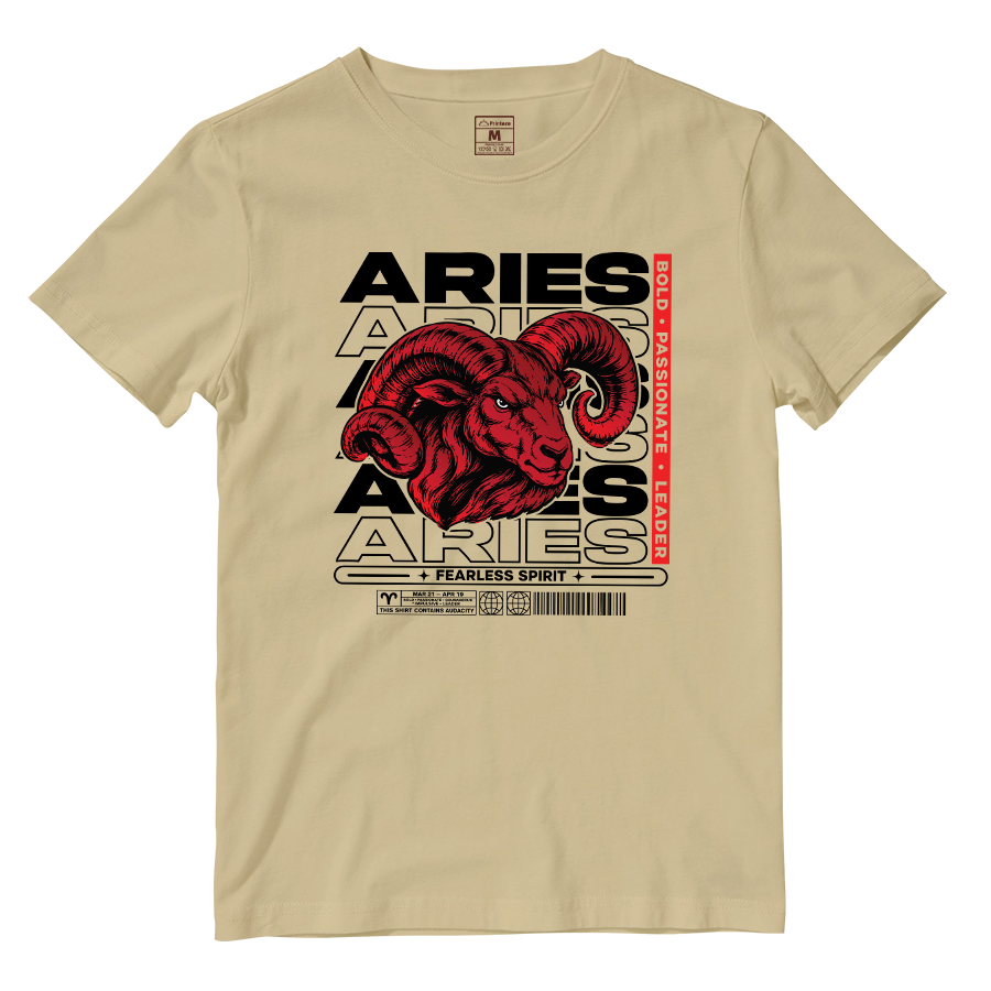 Cotton Shirt: Aries Fearless Spirit