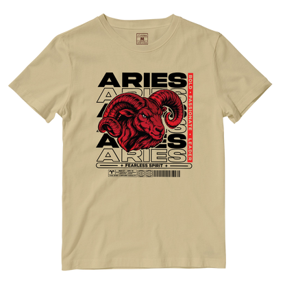 Cotton Shirt: Aries Fearless Spirit