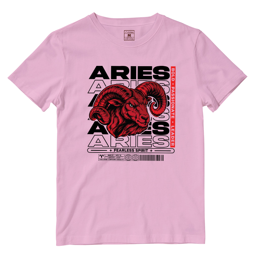 Cotton Shirt: Aries Fearless Spirit