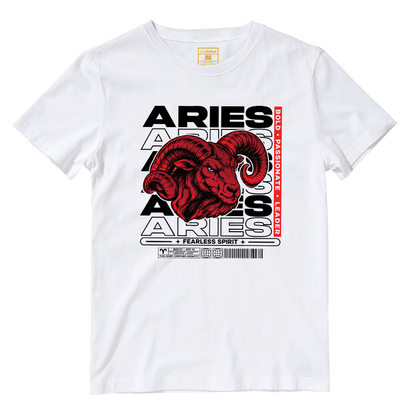 Cotton Shirt: Aries Fearless Spirit