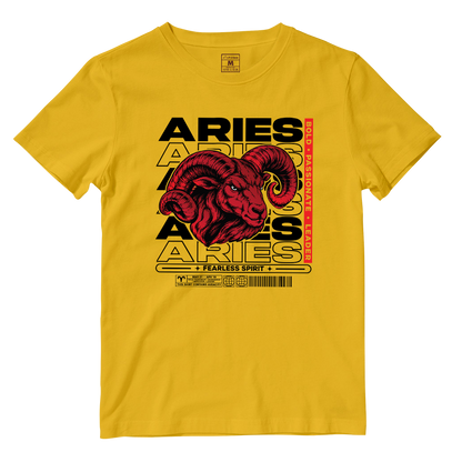Cotton Shirt: Aries Fearless Spirit