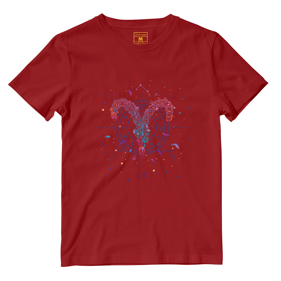 Cotton Shirt: Aries Floral