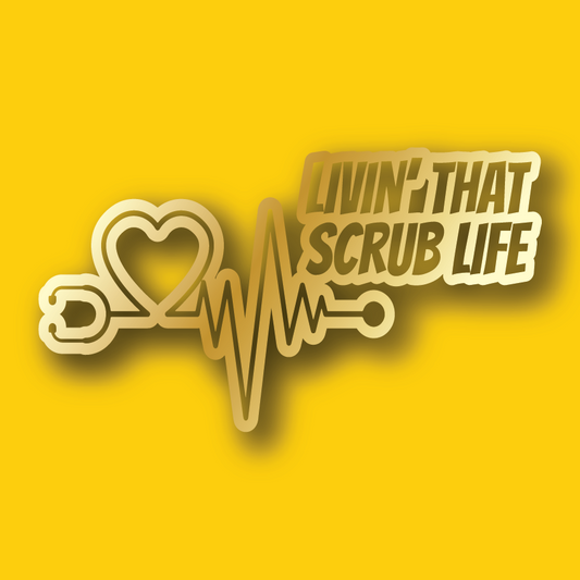 Vehicle Sticker: Scrub Life