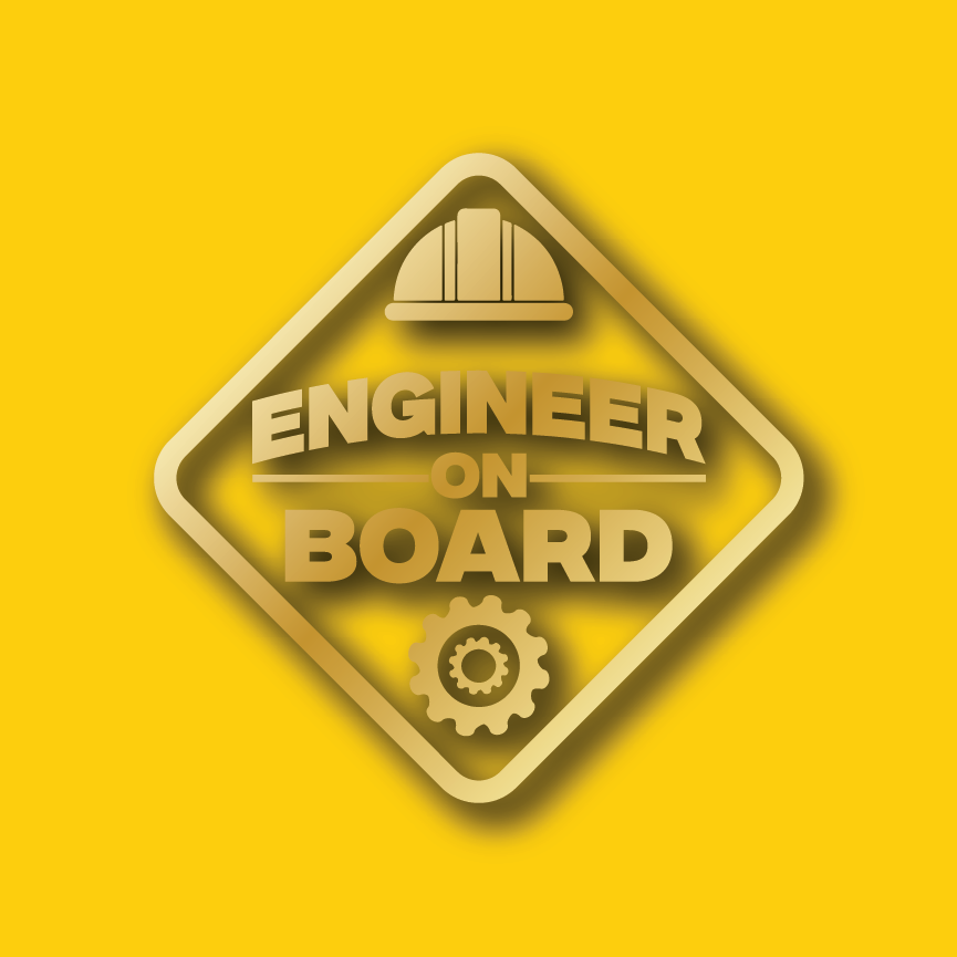 Vehicle Sticker: Engineer Board – Printaco