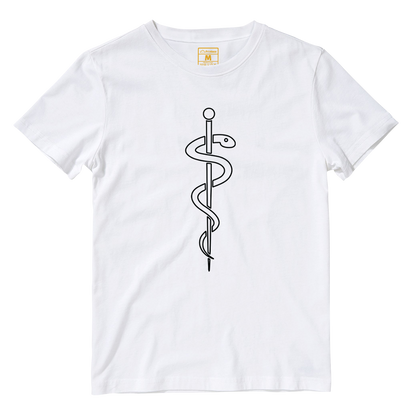 Cotton Shirt: Asclepius