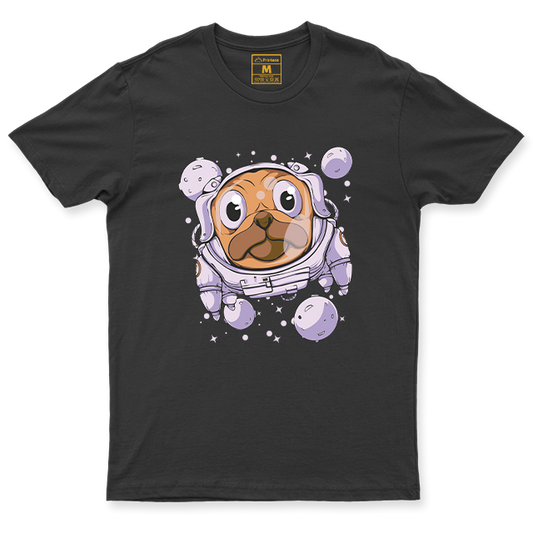 Cotton Shirt: Astro Pug