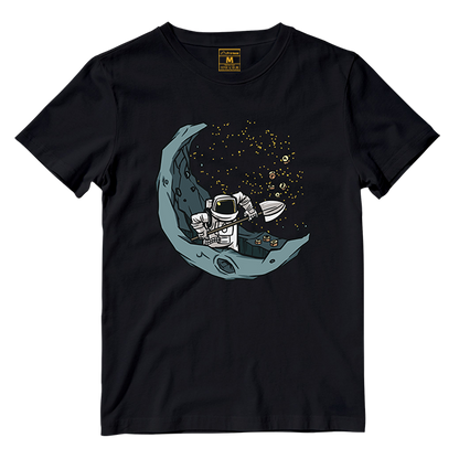 Cotton Shirt: Astronaut Mining