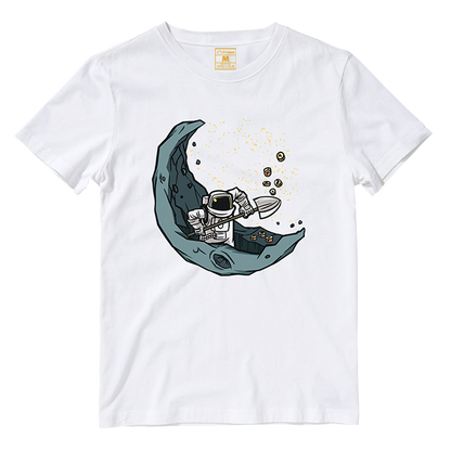 Cotton Shirt: Astronaut Mining