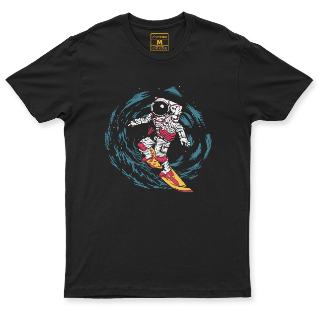 Drifit Shirt: Astronaut Surfing