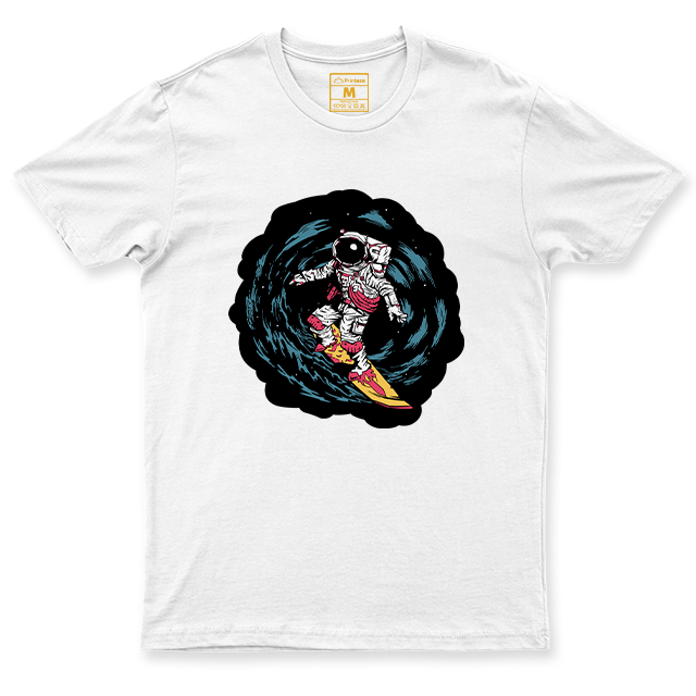 Drifit Shirt: Astronaut Surfing