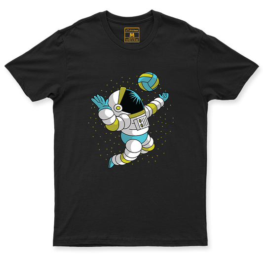 Drifit Shirt: Astronaut Volleyball