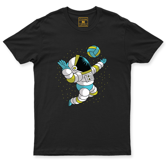 Drifit Shirt: Astronaut Volleyball