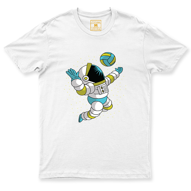 Drifit Shirt: Astronaut Volleyball