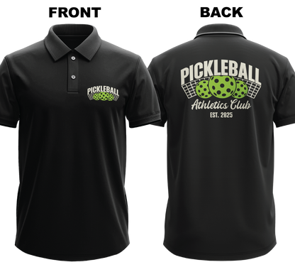 Drifit Polo Shirt: Athletics Club (Front & Back)