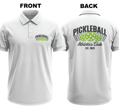 Drifit Polo Shirt: Athletics Club (Front & Back)