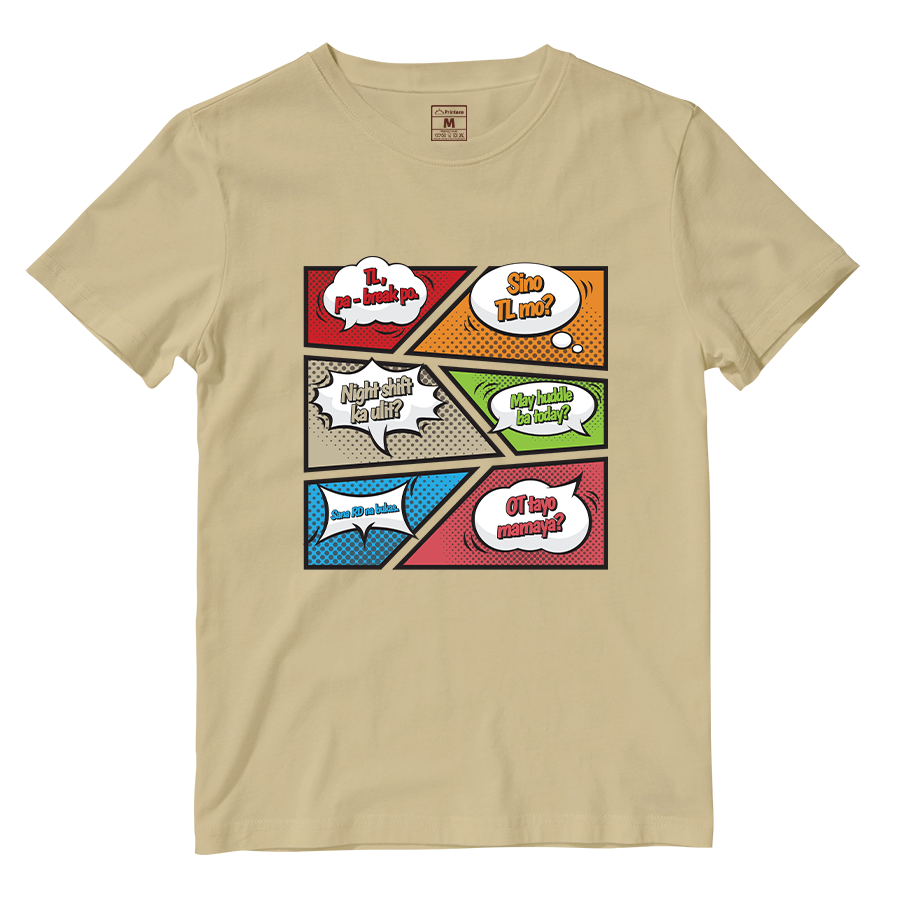 Cotton Shirt: BPO Comic Speech Bubbles