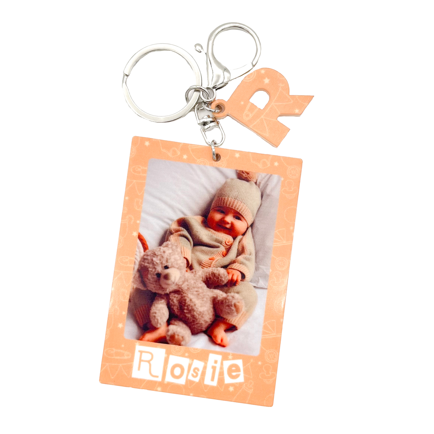Acrylic Bag Charm: Baby Frame