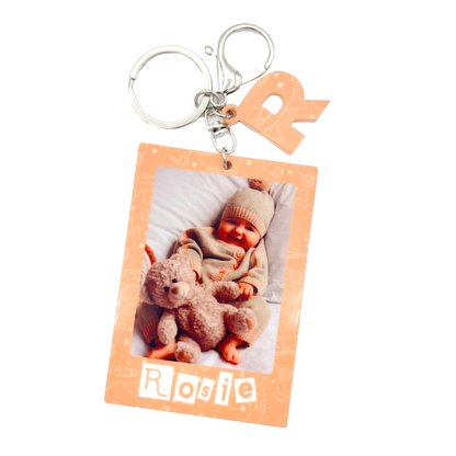 Acrylic Bag Charm: Baby Frame