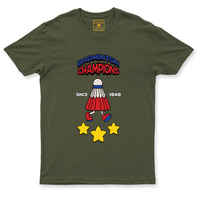 Drifit Shirt: Badminton Champions